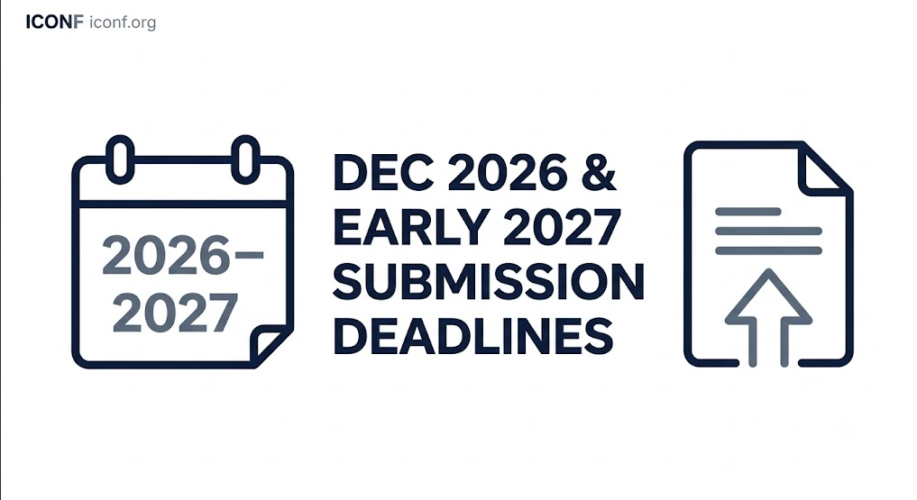 DEC 2026  EARLY 2027 SUBMISSION DEADLINES